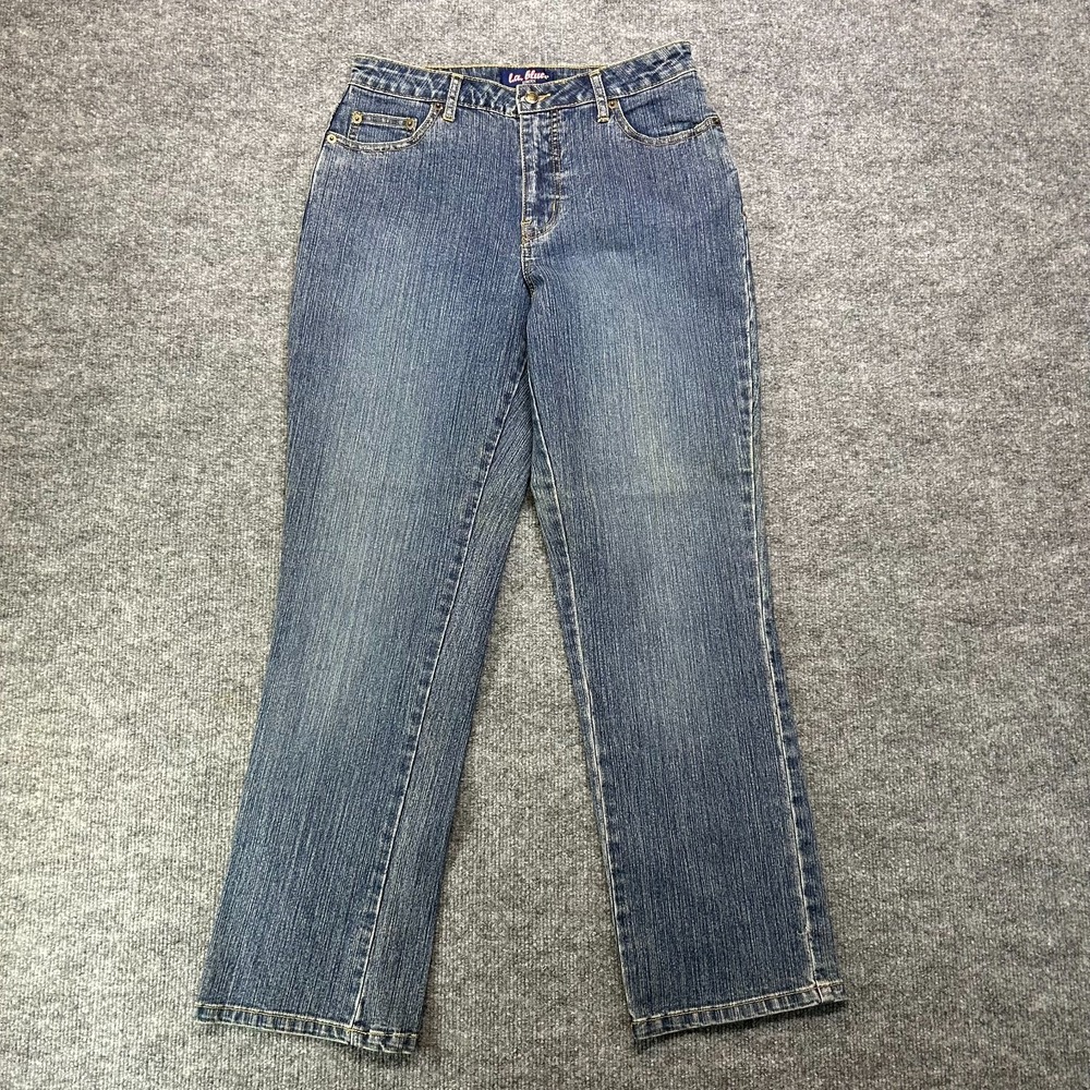 L.A. Blues Stretch Jeans Women's 6P Denim Straight Leg Pockets Zip Fly - 29X29
